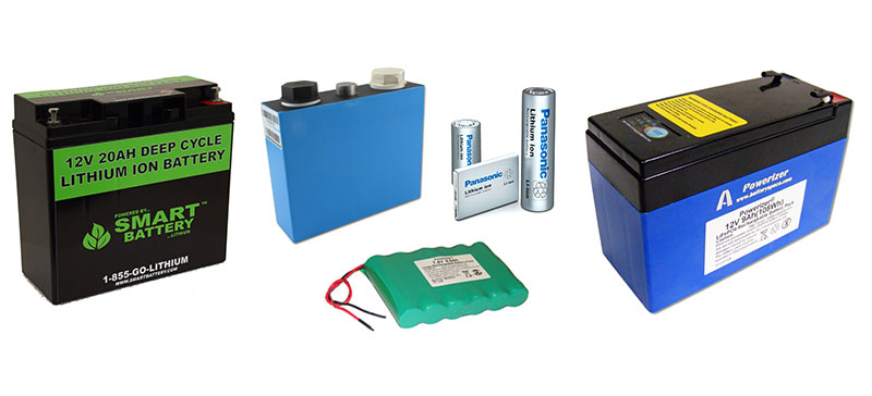 tipos de baterías utilizadas para almacenar energía solar: Baterías de iones de litio
