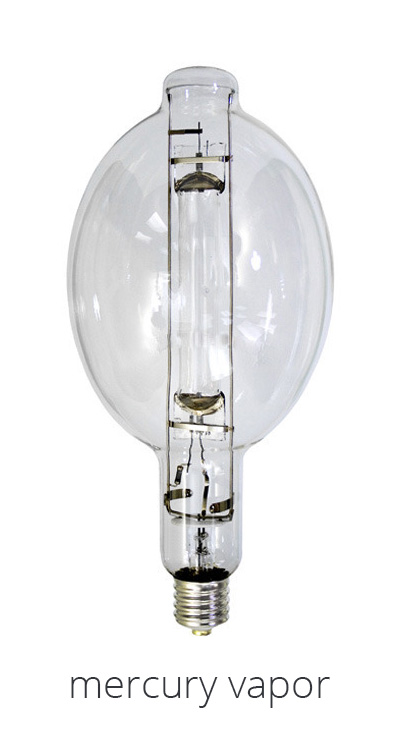 Mercury vapor bulb